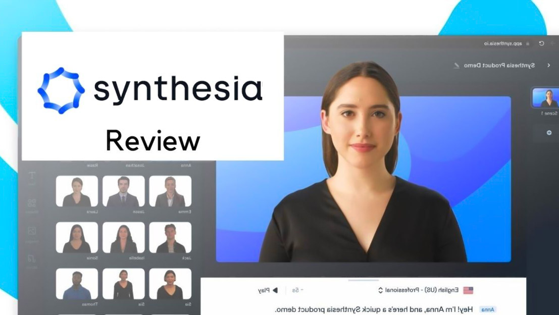 ابزار رایگان هوش مصنوعی تولید محتوا فیلم و ویدئو Synthesia
