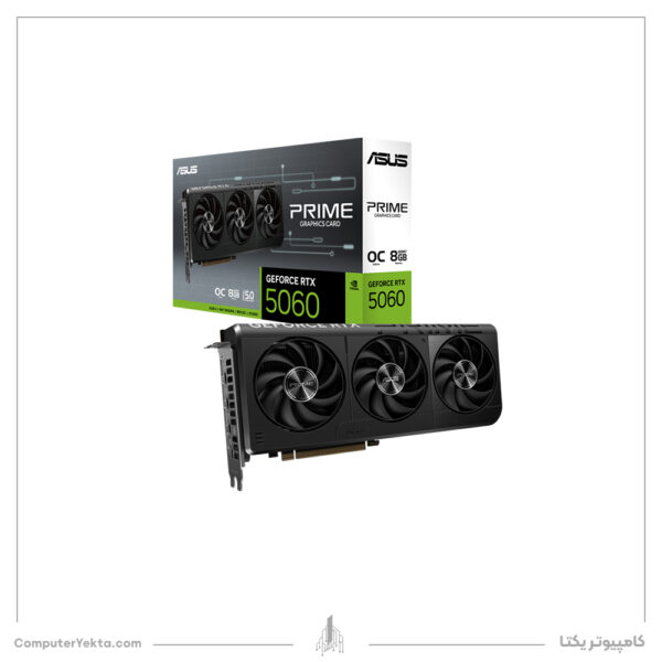 کارت گرافیک ASUS PRIME RTX 5060 8G OC GDDR7