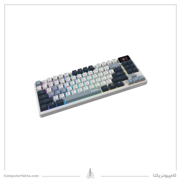 کیبورد گیمینگ MSI GK600 TKL WHITE SKY