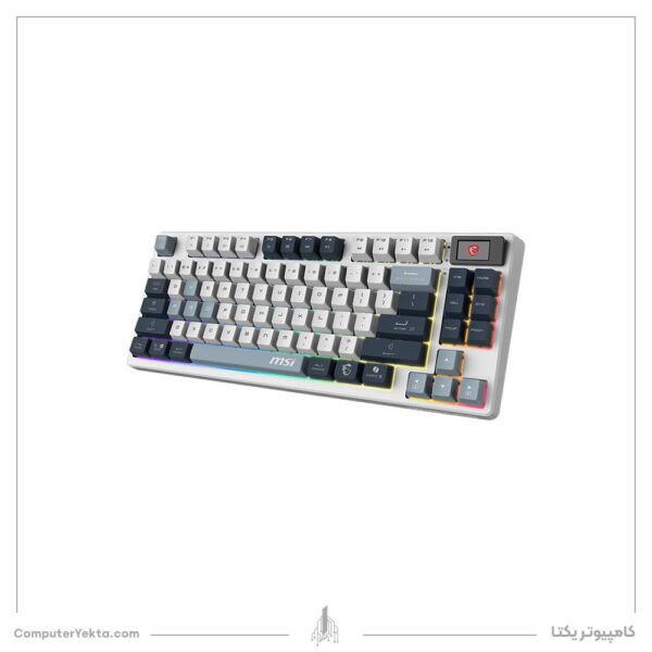 کیبورد گیمینگ MSI GK600 TKL WHITE SKY