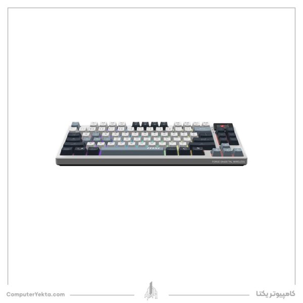 کیبورد گیمینگ MSI GK600 TKL WHITE SKY